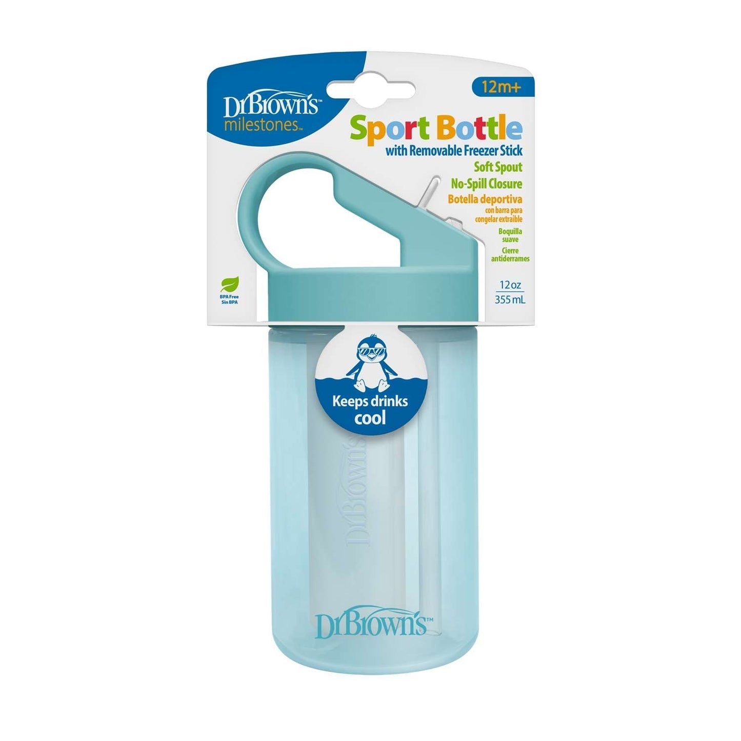 Dr. Brown's™ Sport Bottle with Freezer Stick