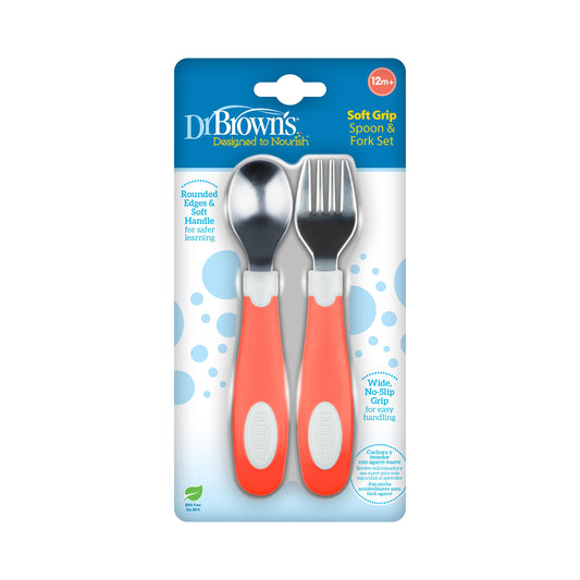 Dr. Brown’s™ Designed to Nourish™ Soft-Grip Spoon and Fork