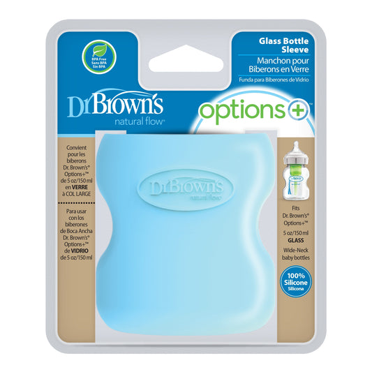Dr. Brown's Natural Flow® Options+™ Wide-Neck Glass Bottle Silicone Sleeves