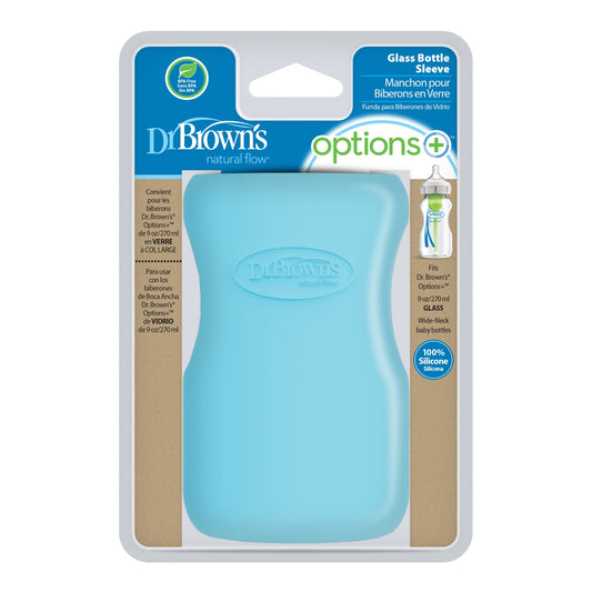 Dr. Brown's Natural Flow® Options+™ Wide-Neck Glass Bottle Silicone Sleeves