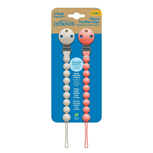 Dr. Brown's™ Silicone Pacifier Clips