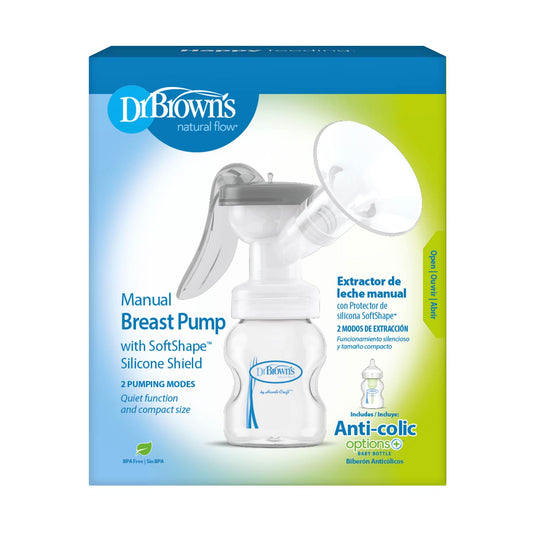 Dr. Brown's™ Manual Breast Pump with SoftShape™ Silicone Shield