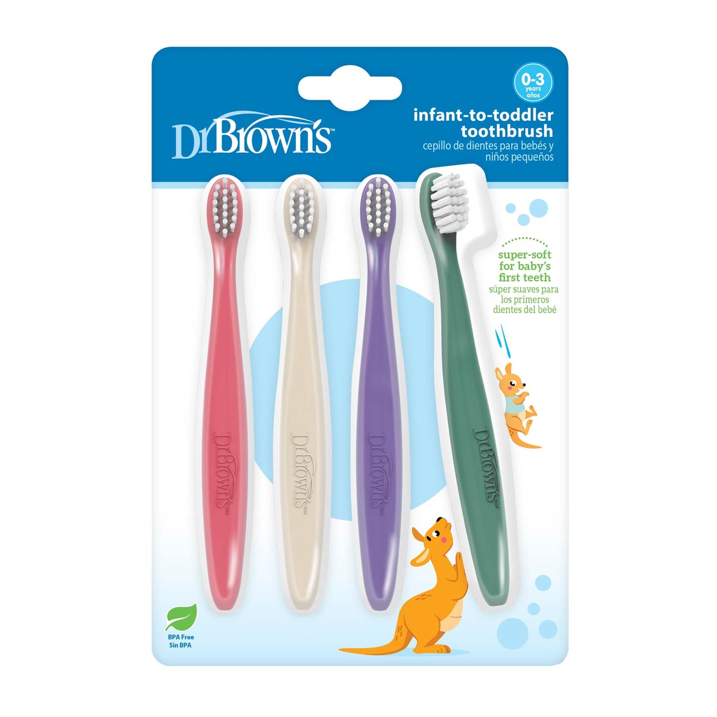 Dr. Brown's® Infant-to-Toddler Toothbrushes 4-Pack