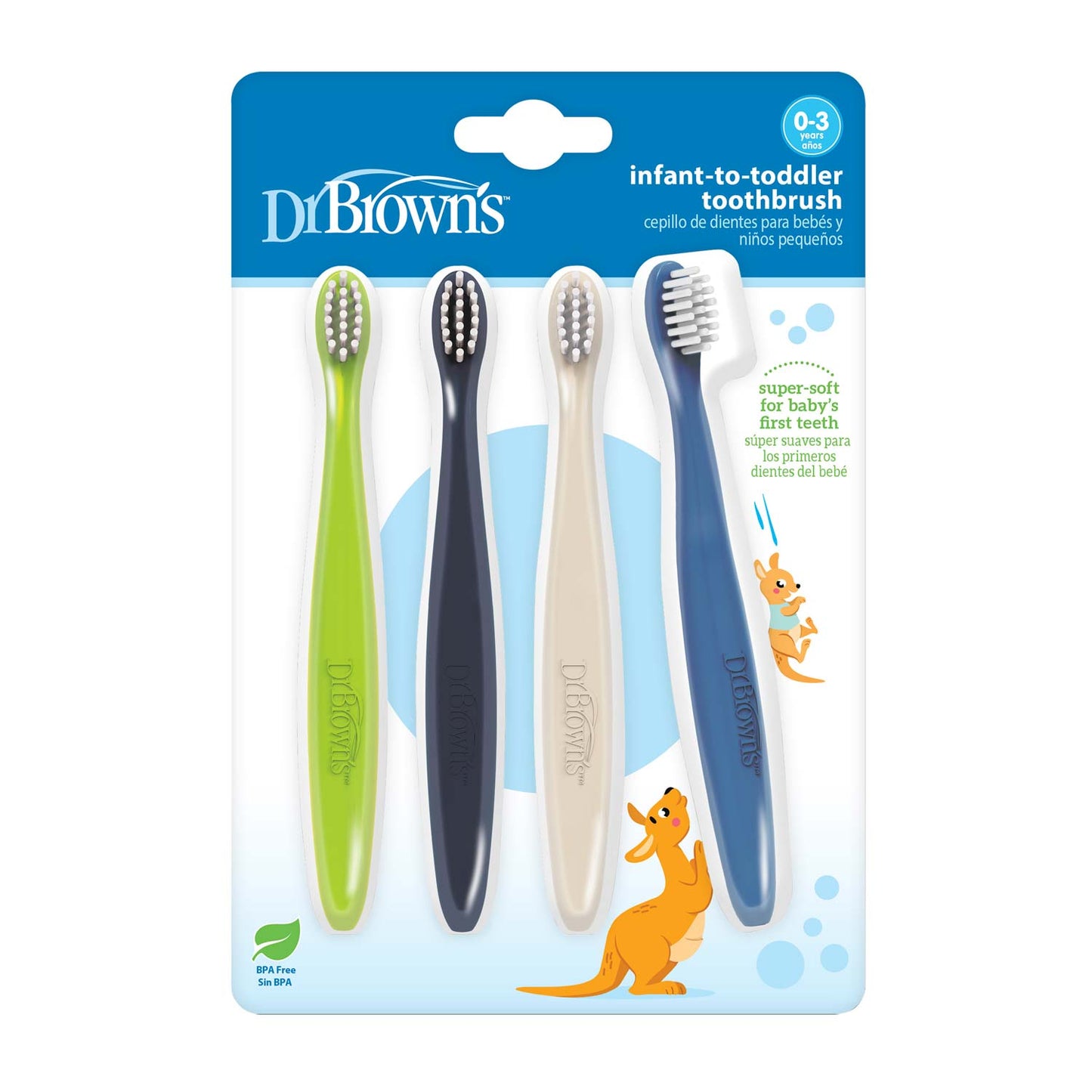 Dr. Brown's® Infant-to-Toddler Toothbrushes 4-Pack