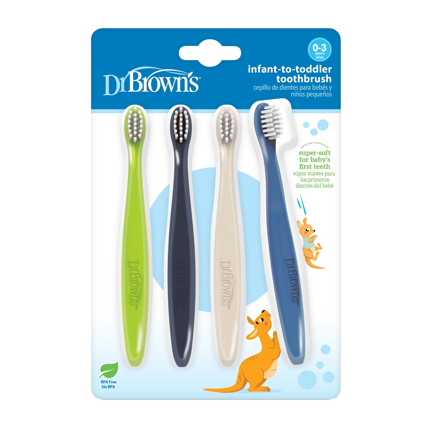 Dr. Brown's® Infant-to-Toddler Toothbrushes 4-Pack