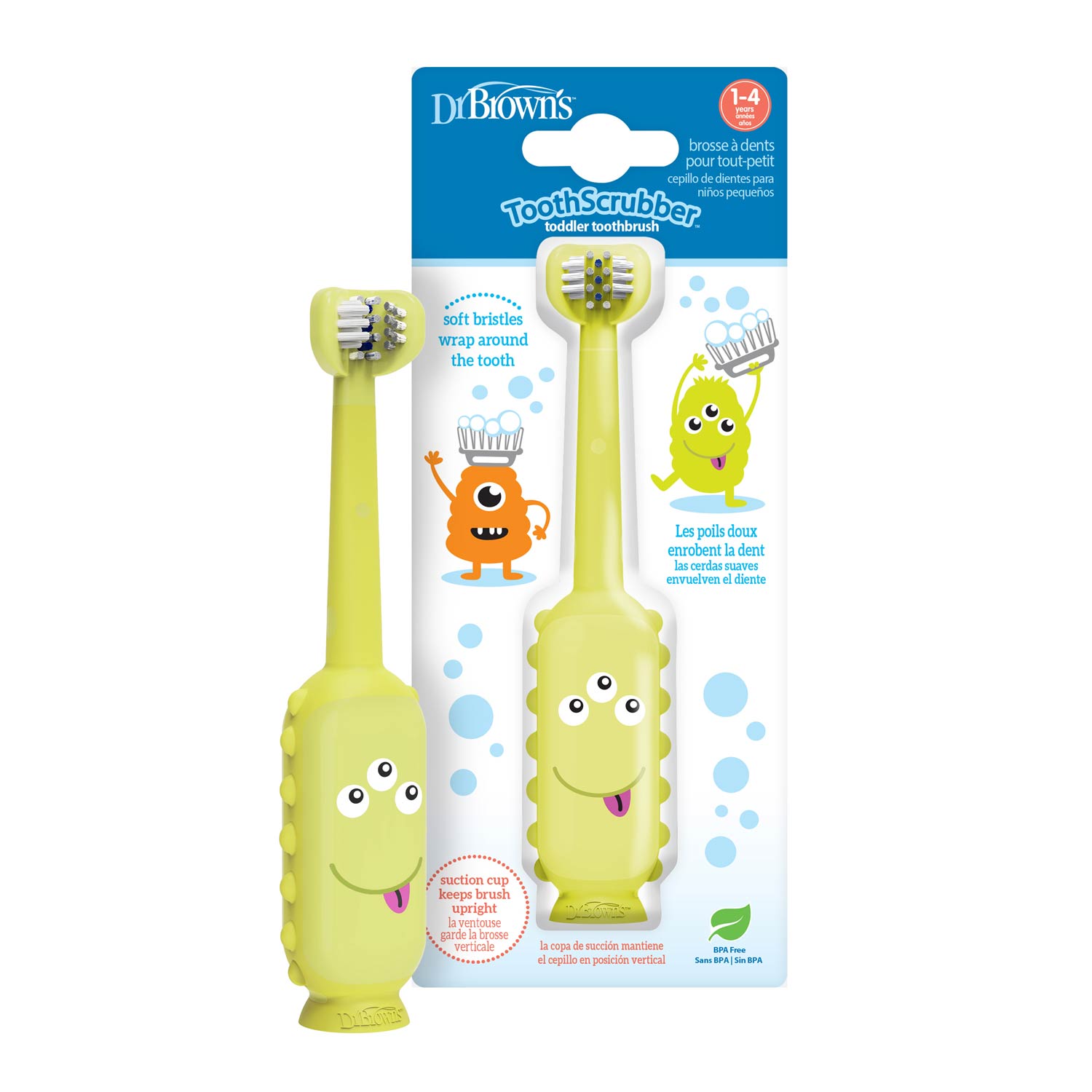 Dr. Brown's™ ToothScrubber™ Toddler Toothbrush