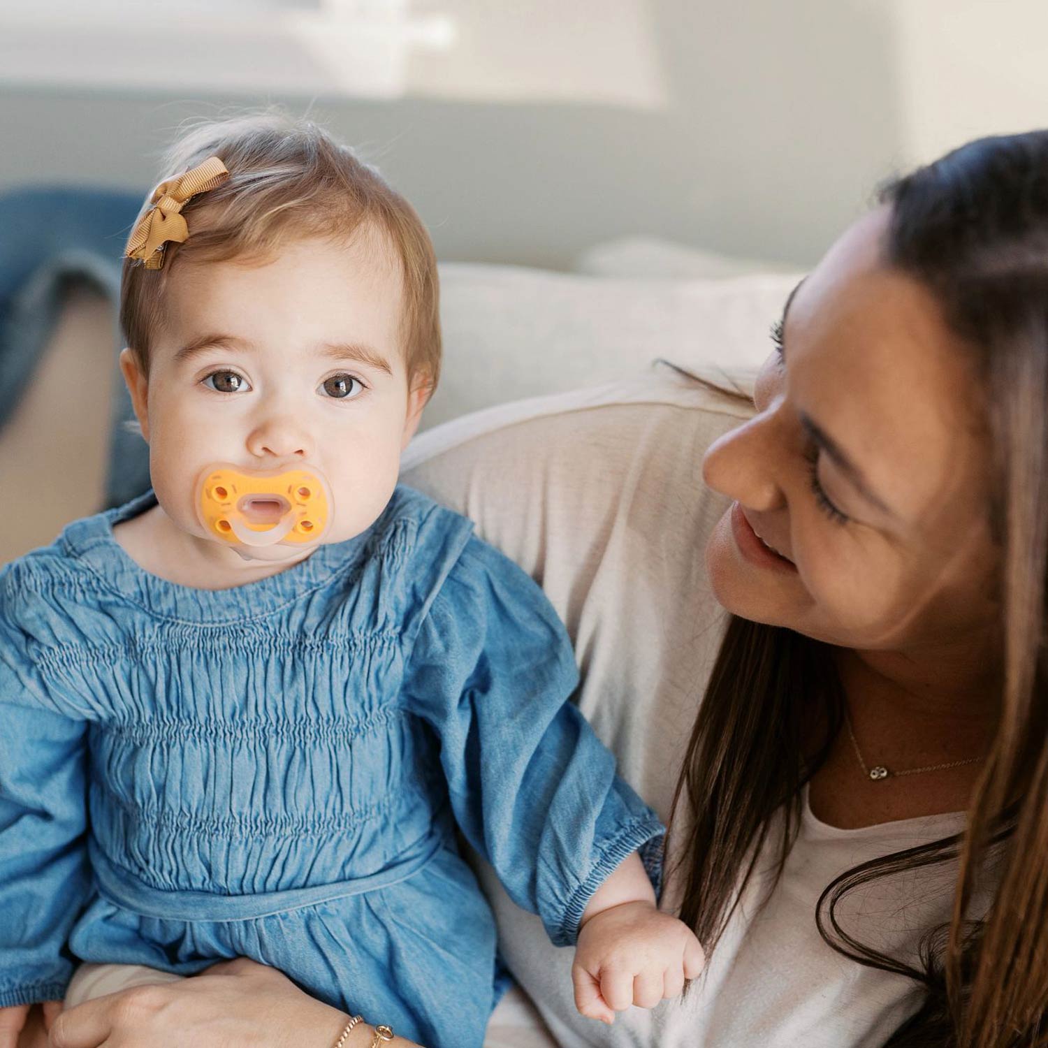 Dr. Brown's® Advantage™ One-Piece Silicone Pacifier, Ages 6-18 months – 3-Pack