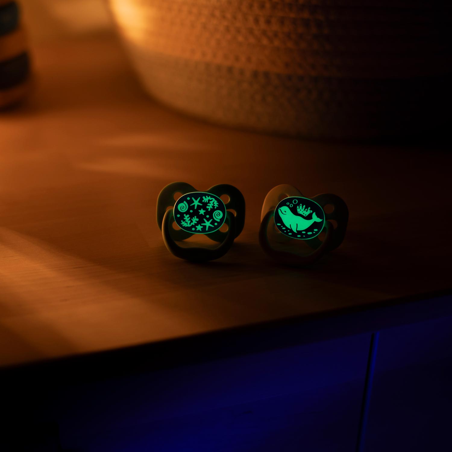 Dr. Brown's™ Advantage™ Glow-in-the-Dark Pacifiers, Ages 0-6 months, 2 Count