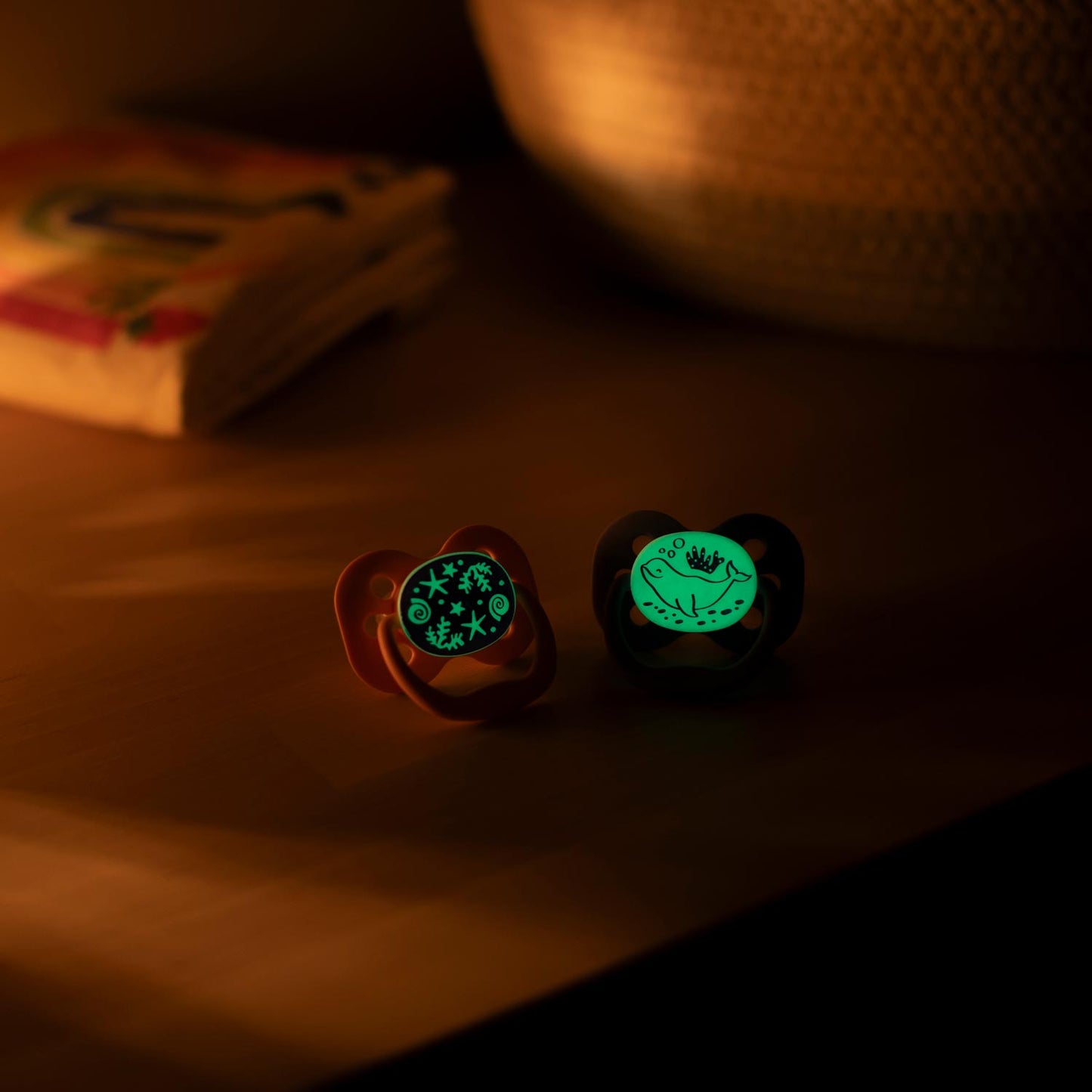 Dr. Brown's™ Advantage™ Glow-in-the-Dark Pacifiers, Ages 0-6 months, 2 Count