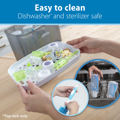 Dr. Brown's Natural Flow Narrow Baby Bottle Silicone Nipple, Level T, 6-Pack