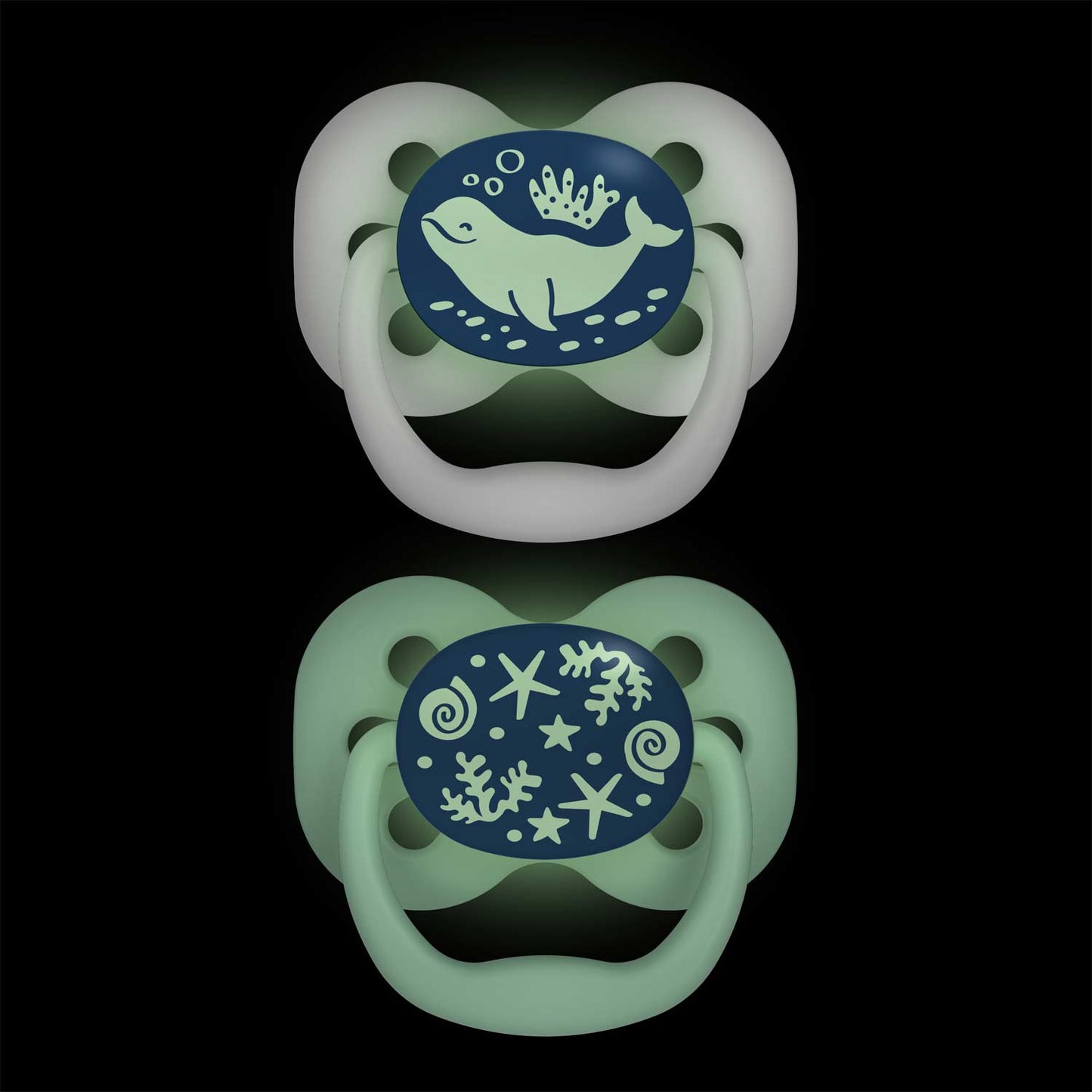 Dr. Brown's™ Advantage™ Glow-in-the-Dark Pacifiers, Ages 0-6 months, 2 Count