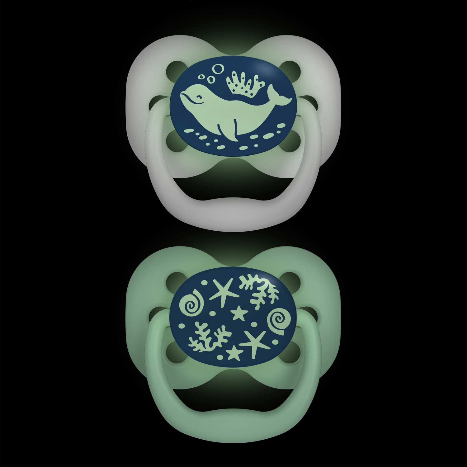 Dr. Brown's™ Advantage™ Glow-in-the-Dark Pacifiers, Ages 0-6 months, 2 Count