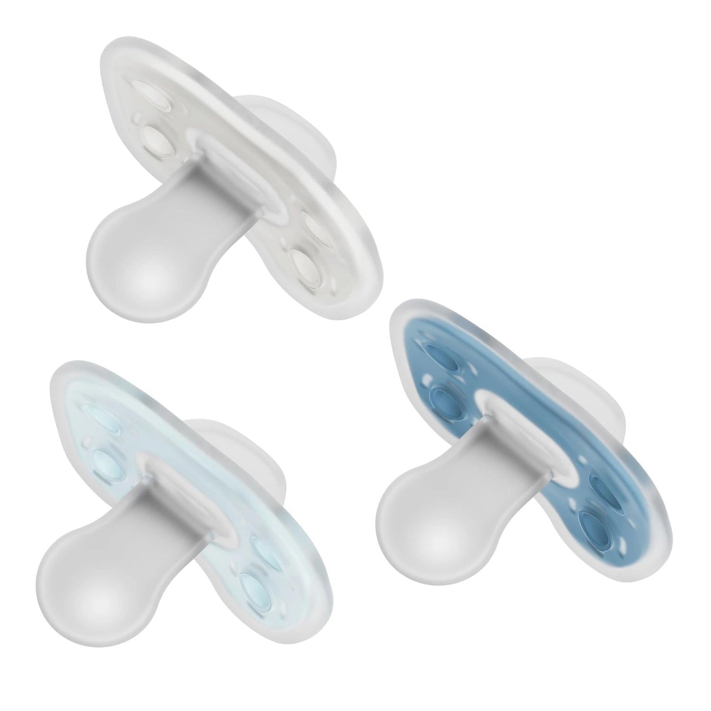 Dr. Brown's® Advantage™ One-Piece Silicone Pacifier, Ages 0-6 months – 3-Pack