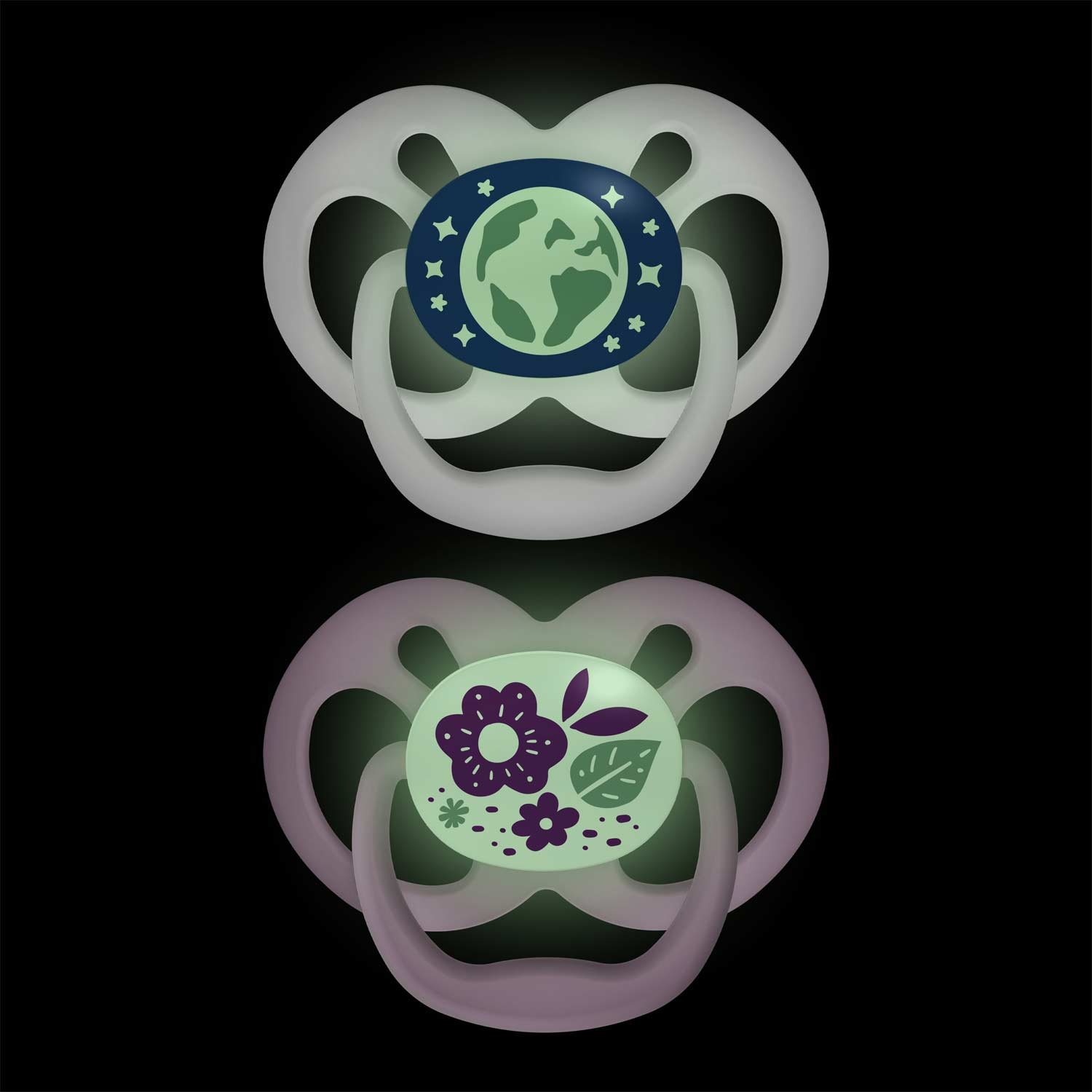 Dr. Brown's™ Advantage™ Glow-in-the-Dark Pacifiers, Ages 6-18 months, 2 Count