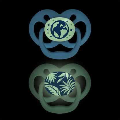 Dr. Brown's™ Advantage™ Glow-in-the-Dark Pacifiers, Ages 6-18 months, 2 Count