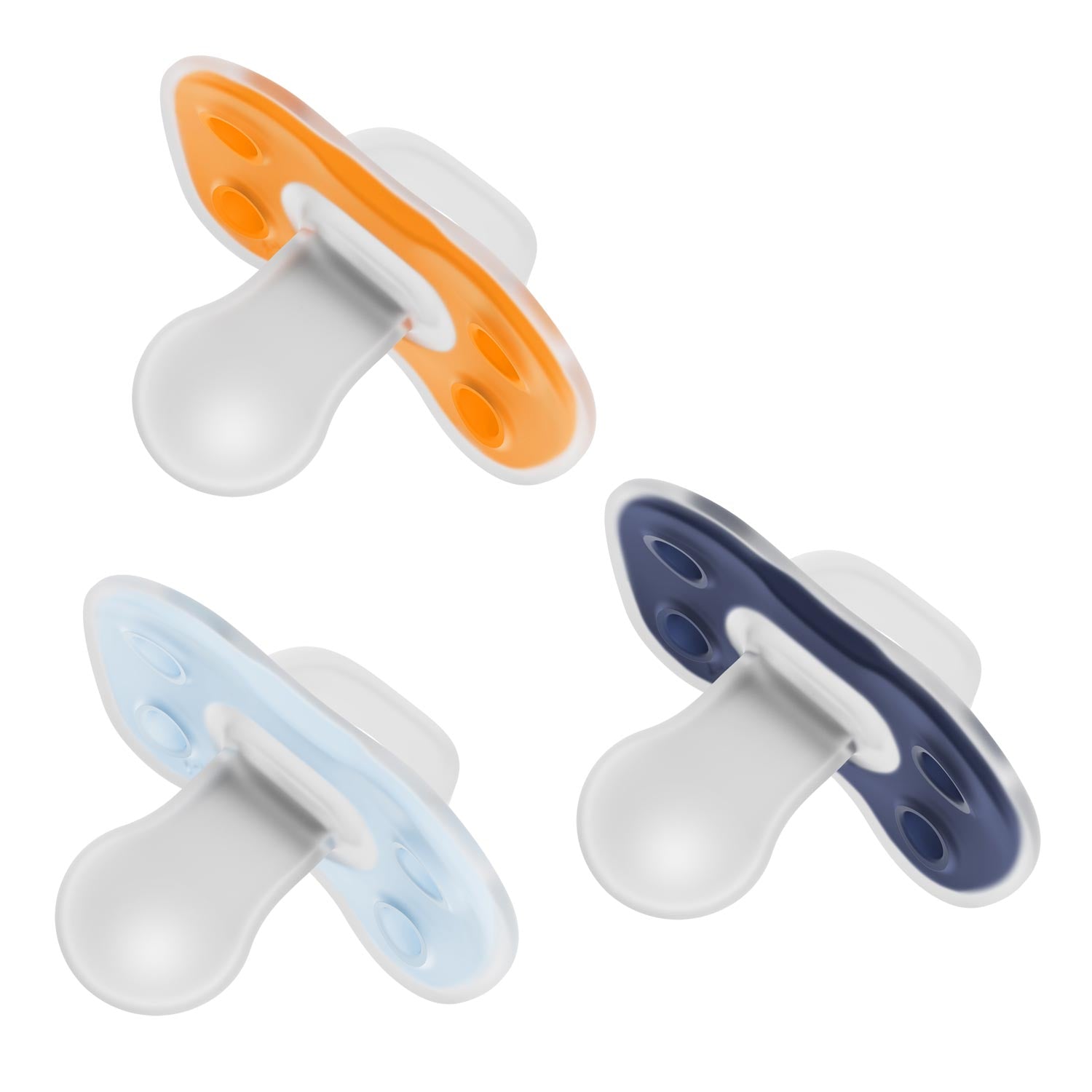 Dr. Brown's® Advantage™ One-Piece Silicone Pacifier, Ages 6-18 months – 3-Pack