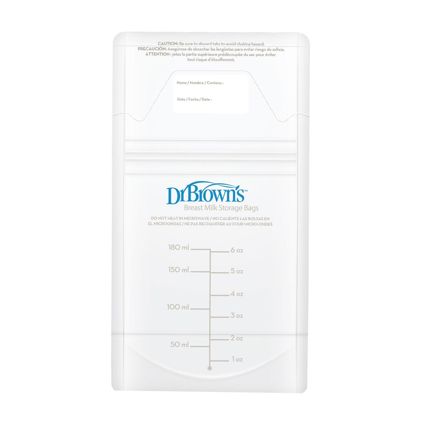 Dr. Brown's Breast Milk Storage and Freezer Bags - 50ct
