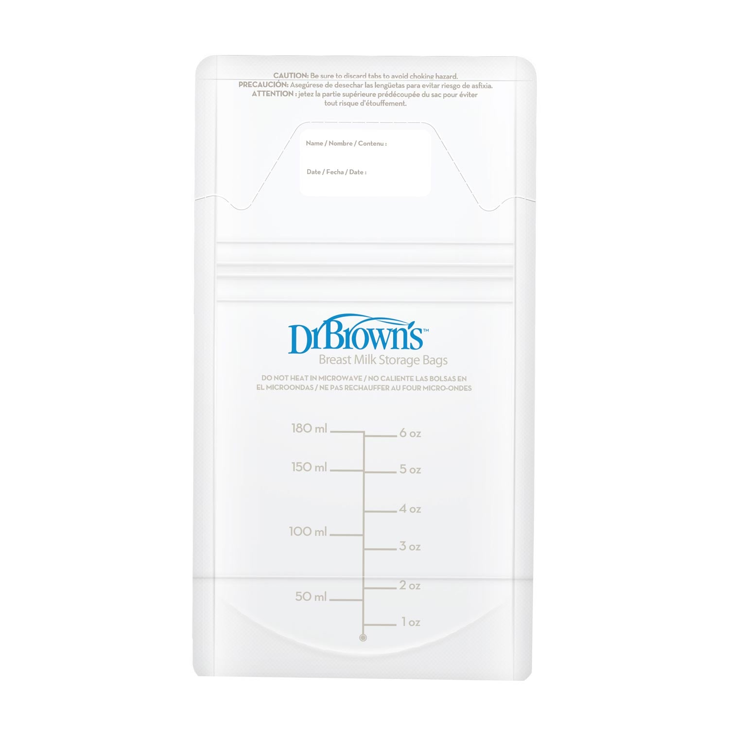 Dr. Brown's Breast Milk Storage and Freezer Bags - 50ct