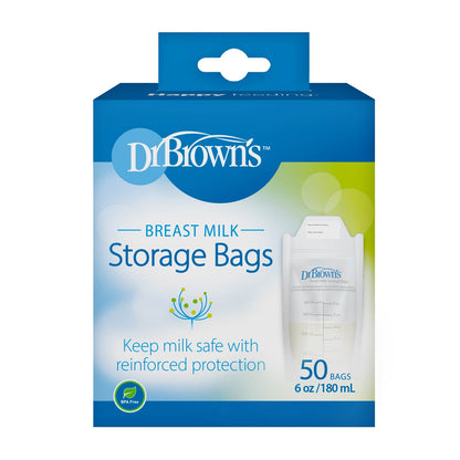 Dr. Brown's Breast Milk Storage and Freezer Bags - 50ct