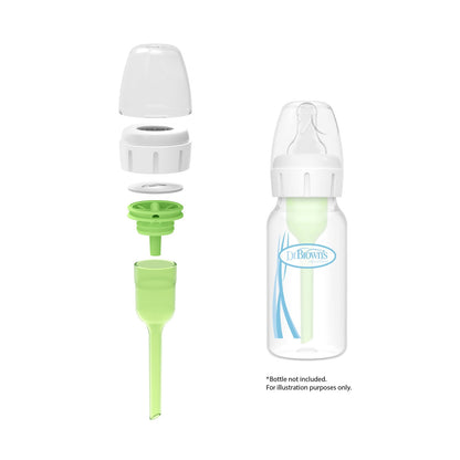 Dr. Brown's Natural Flow Options+ Narrow Baby Bottle Conversion Kit - 4oz/120mL