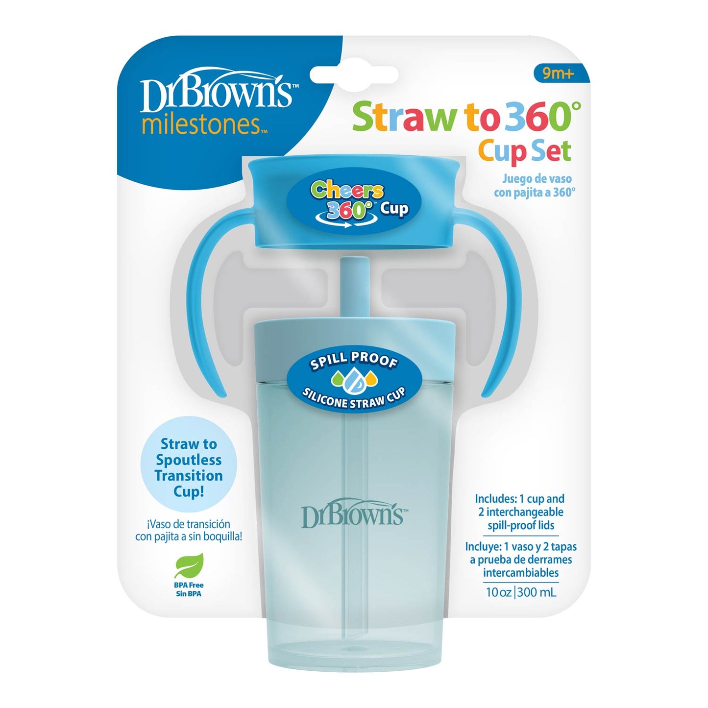 Dr. Brown's® Milestones™ Straw to 360° Cup Set