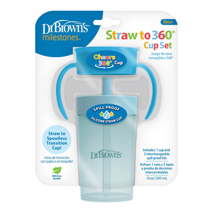 Dr. Brown's® Milestones™ Straw to 360° Cup Set