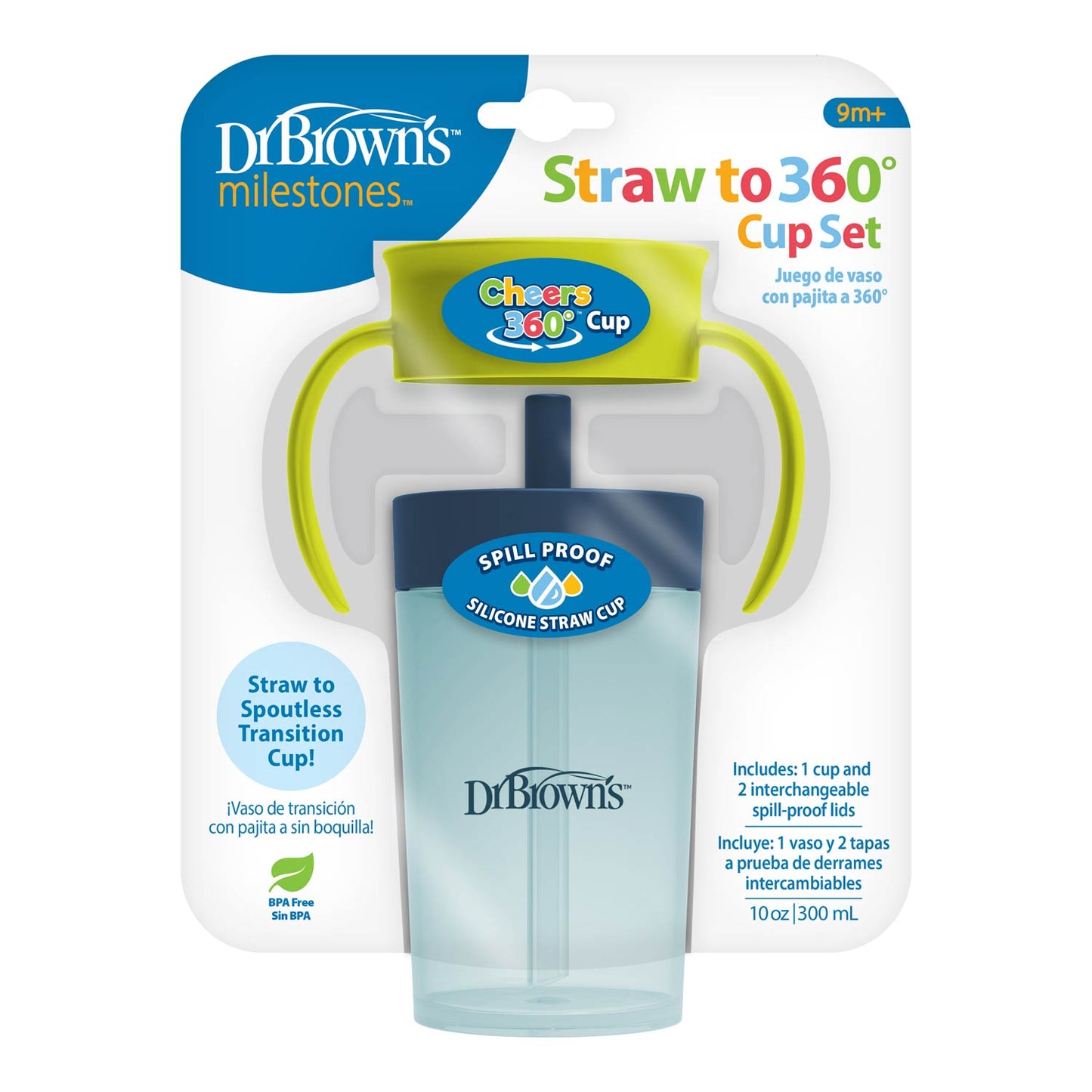 Dr. Brown's® Milestones™ Straw to 360° Cup Set