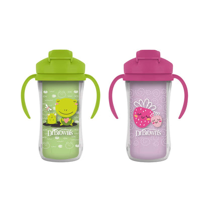 Dr. Brown's® Milestones™ Insulated Straw Cup, 2-Pack