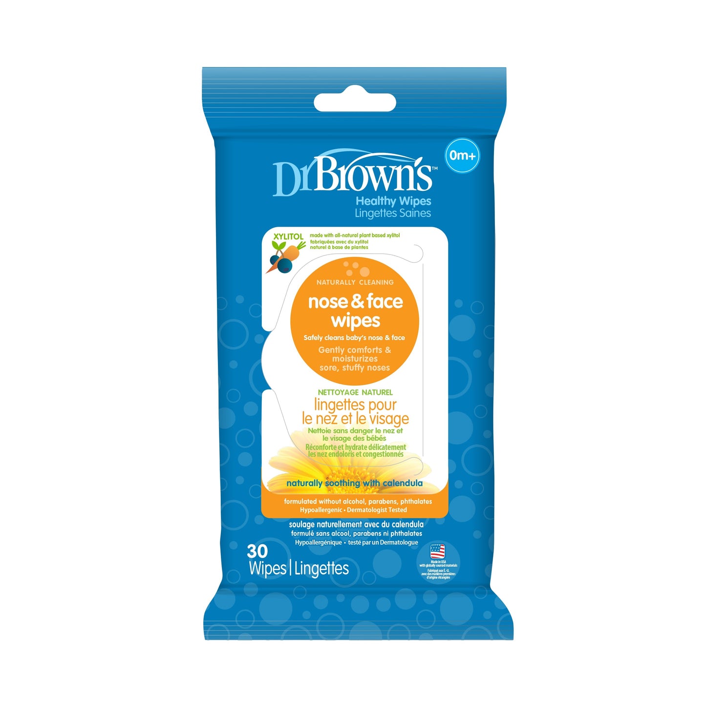 Dr. Brown's™ Nose & Face Healthy Wipes