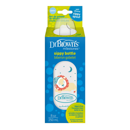 Dr. Brown's® Milestones™ Narrow Sippy Bottle, 8oz/250mL, 6m+