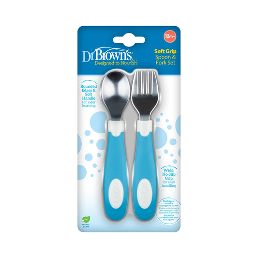 Dr. Brown’s™ Designed to Nourish™ Soft-Grip Spoon and Fork