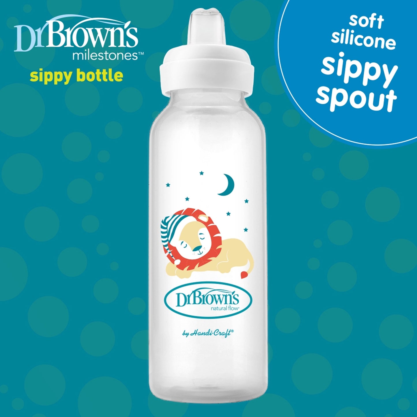 Dr. Brown's® Milestones™ Narrow Sippy Bottle, 8oz/250mL, 6m+