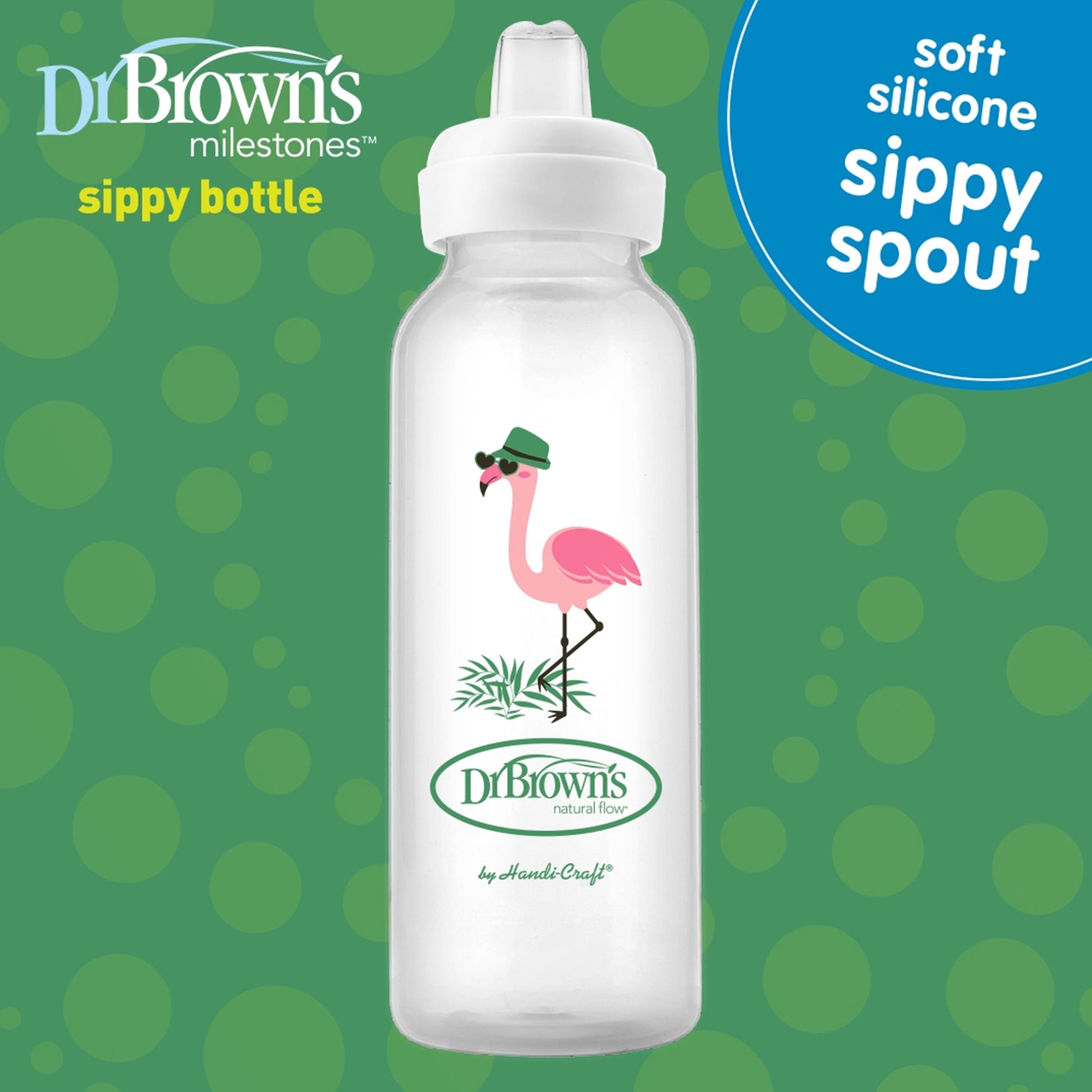 Dr. Brown's® Milestones™ Narrow Sippy Bottle, 8oz/250mL, 6m+