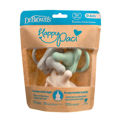 Dr. Brown’s® HappyPaci™ 100% Silicone One-Piece Pacifier