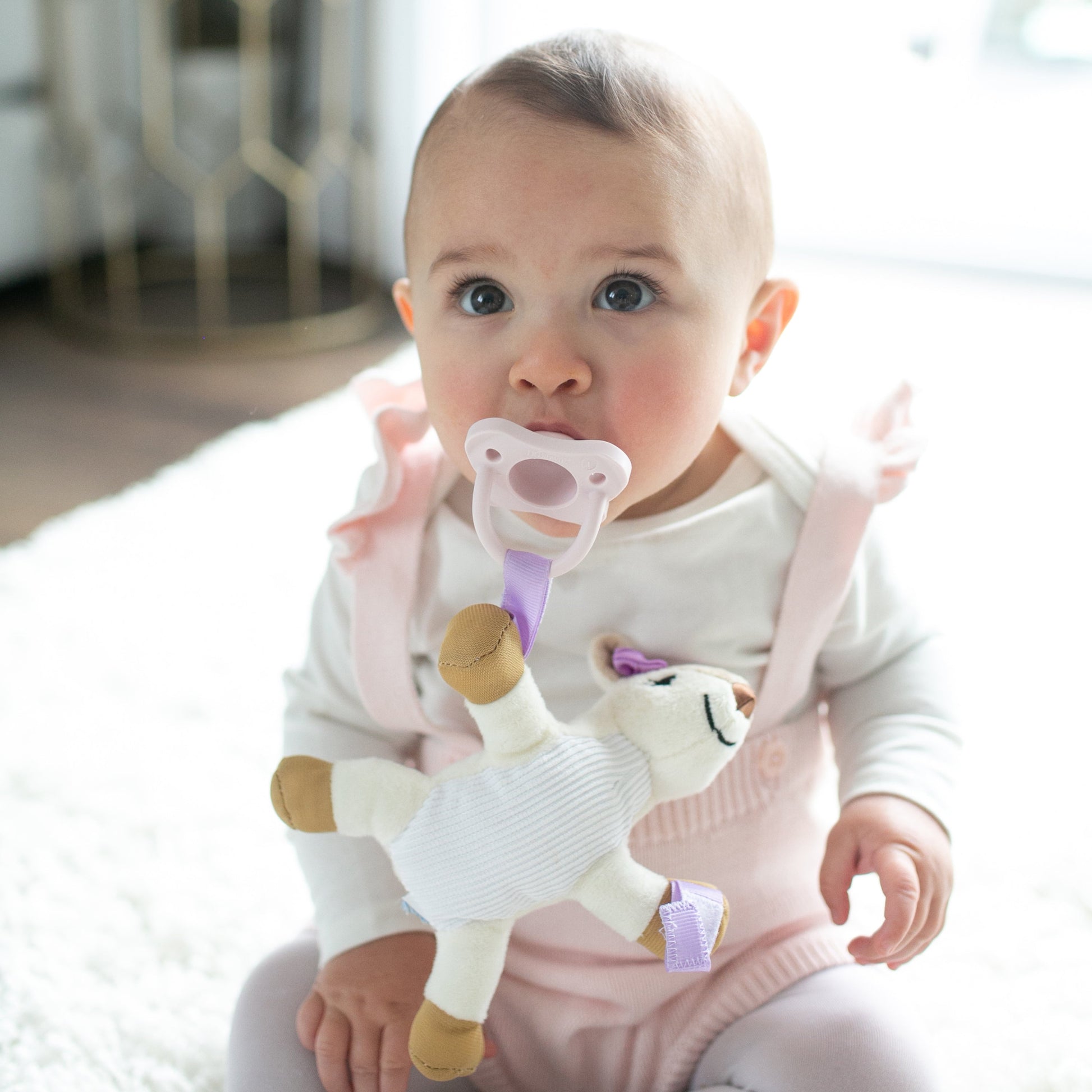 Dr. Brown’s® Lovey Pacifier and Teether Holder, Deer