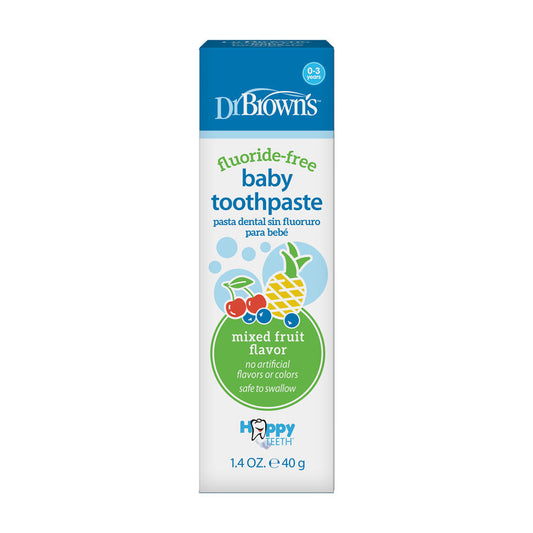 Dr. Brown's™ Fluoride-Free Baby Toothpaste [Mixed Fruit] 1.4oz/40g, 1-Pack