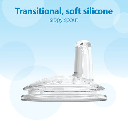 Dr. Brown's Natural Flow Anti-Colic Options+ Wide-Neck Sippy Bottle Starter Kit