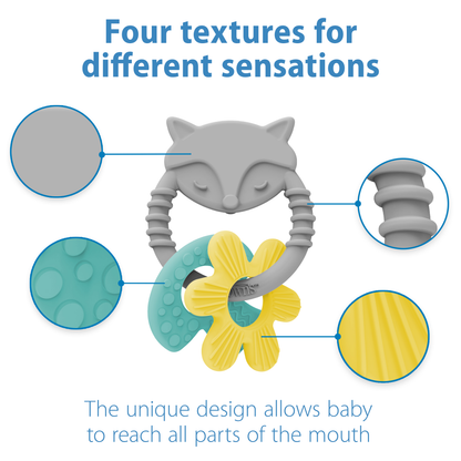 Dr. Brown’s® Learning Loop Silicone Ring Teether, Fox