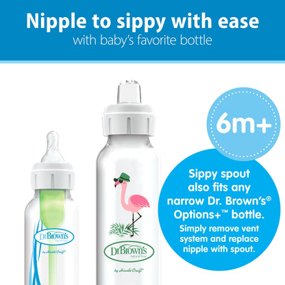 Dr. Brown's® Milestones™ Narrow Sippy Bottle, 8oz/250mL, 6m+