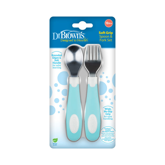 Dr. Brown’s™ Designed to Nourish™ Soft-Grip Spoon and Fork