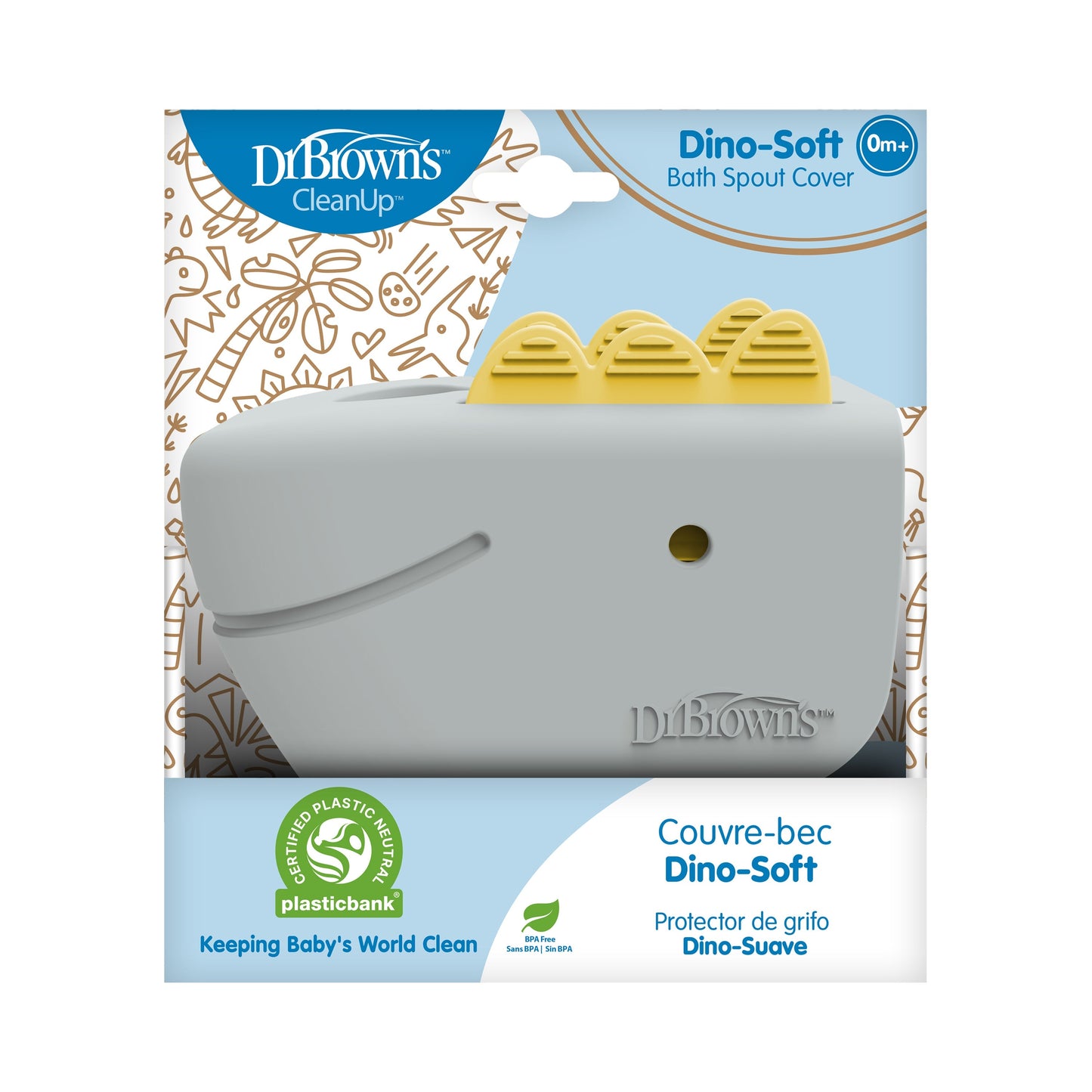 Dr. Brown’s™ CleanUp™ Dino-Soft Baby Bath Spout Cover