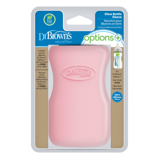 Dr. Brown's Natural Flow® Options+™ Wide-Neck Glass Bottle Silicone Sleeves