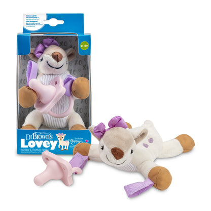 Dr. Brown’s® Lovey Pacifier and Teether Holder, Deer